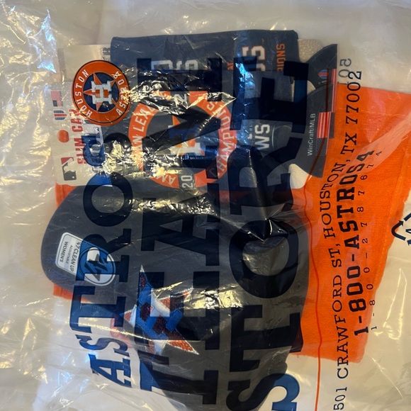 Houston Astro’s AL Championship  2021 set Includes sparkle hat +accessories - Picture 10 of 10